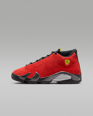 シューズ(男性用) AIR JORDAN 14 RETRO CHALLENGE RED/BLACK Jordan IF5015-600 Air Jordan 14 Retro Challenge Red Mens